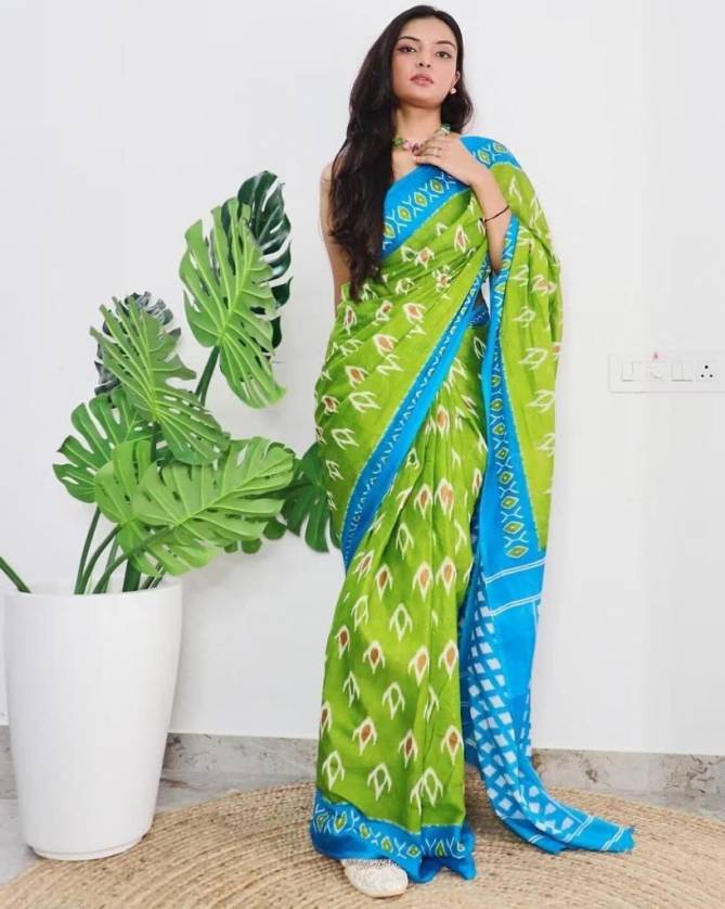 MG 350 Plain Linen Digital Printed Sarees Wholesale Price In Surat